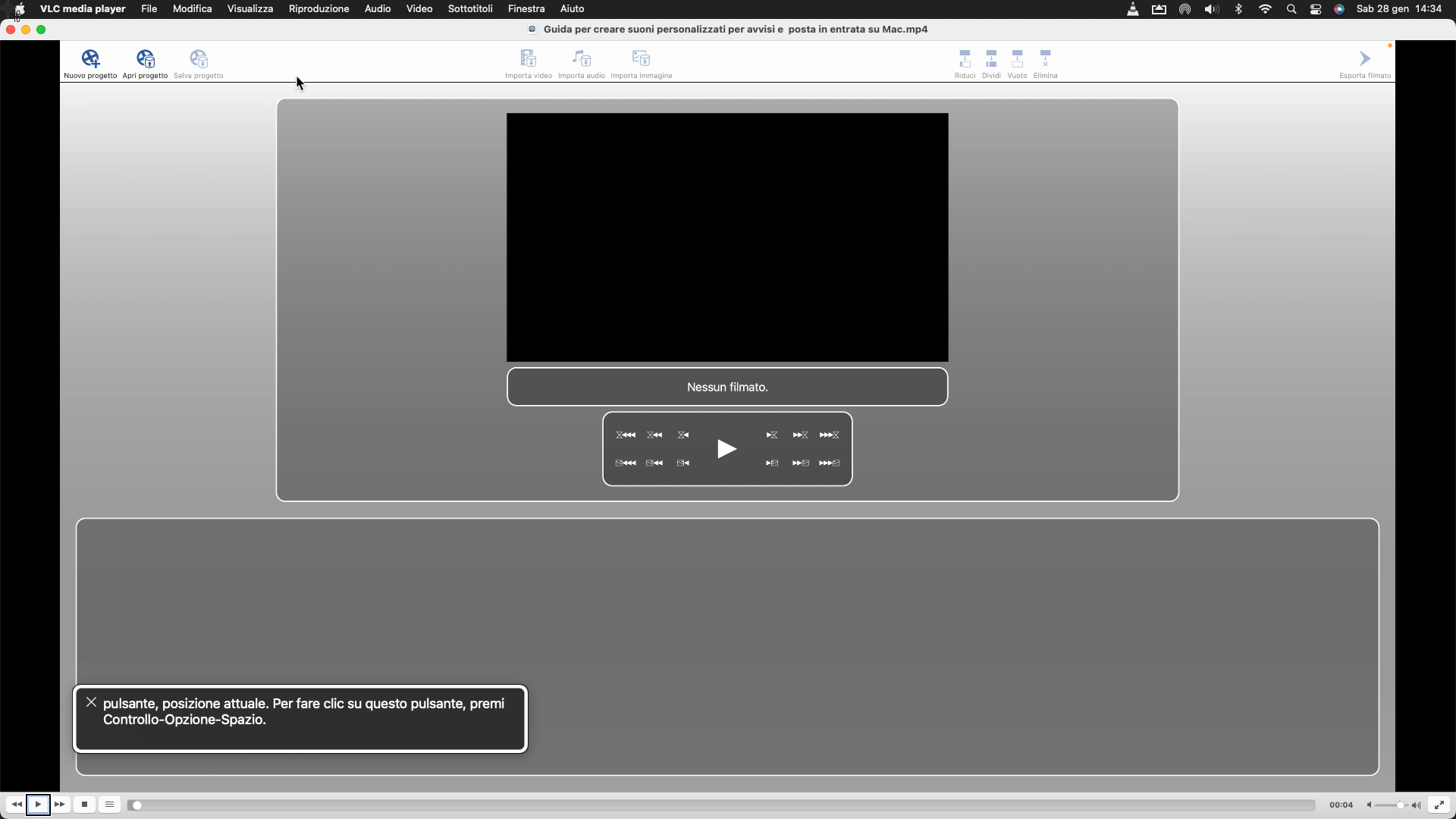 nell’immagine uno screenshot del Mac aperto sull’applicazione Eyeclip